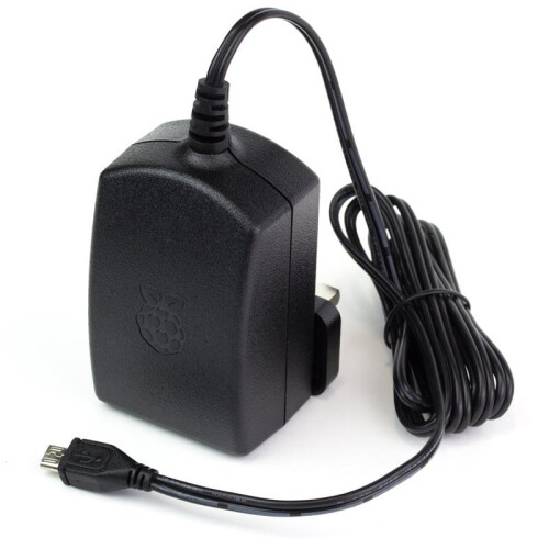 Offizielles Raspberry Pi 5V 2,5A Netztei für Raspberry Pi 3 - Micro USB