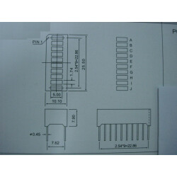 10 Segment LED Bar Graph - Green