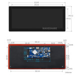 12.3" IPS LCD Touchscreen - 1920x720