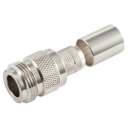 N-Type Female Crimp Konnektor - 50 Ohm - 10mm