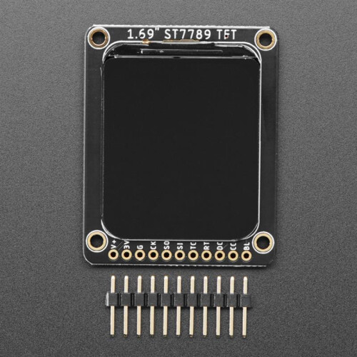 Adafruit Rectangle Color IPS TFT Display 1.69" 280x240 - ST7789