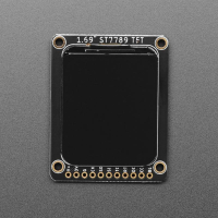 Adafruit Rectangle Color IPS TFT Display 1.69" 280x240 - ST7789