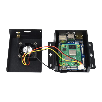 Raspberry Pi CM4 - Mini Base PC Kit inkl. Raspberry Pi CM4 mit WLAN, 2GB RAM & 16GB Flash (eMMC)