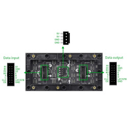RGB LED-Matrix Panel - 64x32px - P2.5