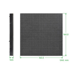RGB LED-Matrix Panel - 64x64px - P2.5