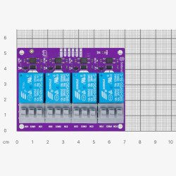 4 Channel Relay 30VDC/250VAC