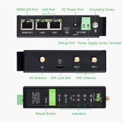 WS431-E 4G Router 3x ETH, Wifi, OpenVPN