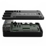 EDATec Raspberry Pi 5 Full Aluminium Kühlkörper Gehäuse Schwarz