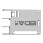 EDATec Raspberry Pi 5 Full Aluminium Kühlkörper Gehäuse Silber