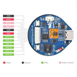 ESP32-S3 Touch-LCD Dev Board - 1.28 Zoll IPS Display (rund)- 32-bit LX7 Dual Core CPU - Wifi - BLE 5