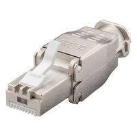 Werkzeugfreier RJ45-Stecker CAT 6A STP geschirmt