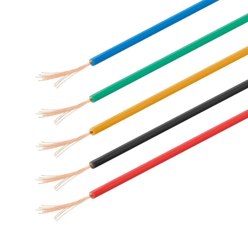 Kupferlitze 10 Meter - 0,14mm² - Schwarz