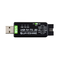 Industrial USB to TTL converter - Typ B powered by CH343G
