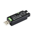 Industrial USB to TTL converter - Typ B powered by CH343G