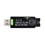 Industrial USB to TTL converter - Typ B powered by CH343G