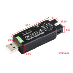 Industrial USB to TTL converter - Typ B powered by CH343G