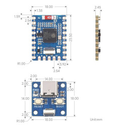 ESP32-S3 Tiny DevBoard -2.4GHz WiFi & BT 5
