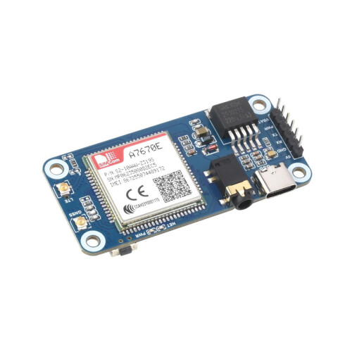 LTE 4G GPS HAT für Raspberry Pi - A7670E Modul