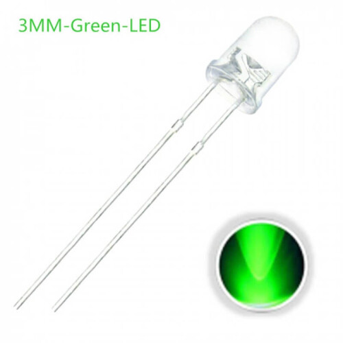LED - Clear Green 3mm