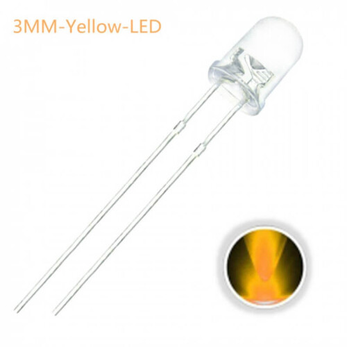 LED - Clear Yellow 3mm