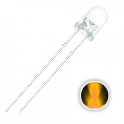 LED - Clear Yellow 5mm