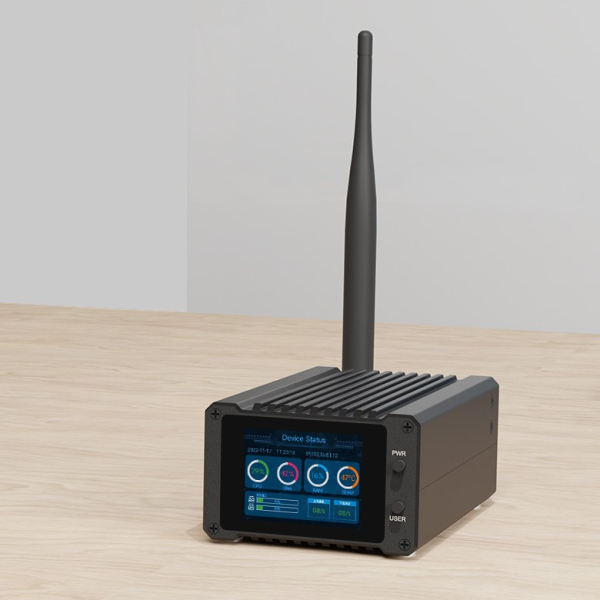Network Attached Storage - NAS for Raspberry Pi incl. Compute Module 4 CM4 - 4GB RAM and 0GB eMMC Storage