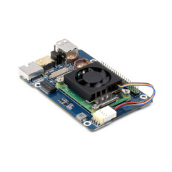 Network Attached Storage - NAS for Raspberry Pi incl. Compute Module 4 CM4 - 4GB RAM - 0GB eMMC Storage and 2x 1TB GoodRAM 2.5" SSD