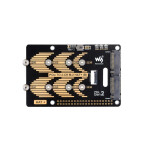 Dual Channel PCIe zu M.2 NVMe Adapter HAT für Raspberry Pi 5