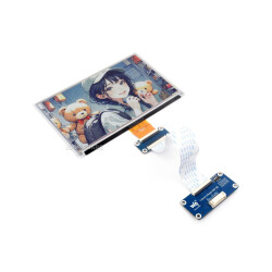 7.3-inch full-colour e-paper display with driver HAT - E-Ink Spectra 6