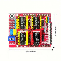 Motor Driver Carrier Shield für UNO - MEGA für CNC und 3D-Print mit 12-36 VDC