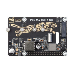 PCIe zu M.2 HAT+ Adapter mit PoE Funktion für Raspberry Pi 5