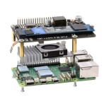 PCIe zu M.2 HAT+ Adapter mit PoE Funktion für Raspberry Pi 5