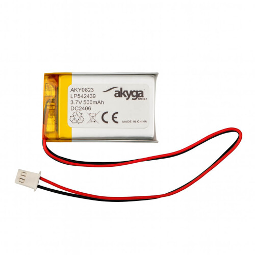 Lithium Polymer LiPo Batterie - 3.7V 500mAh - JST-PH2 2mm - LP542439