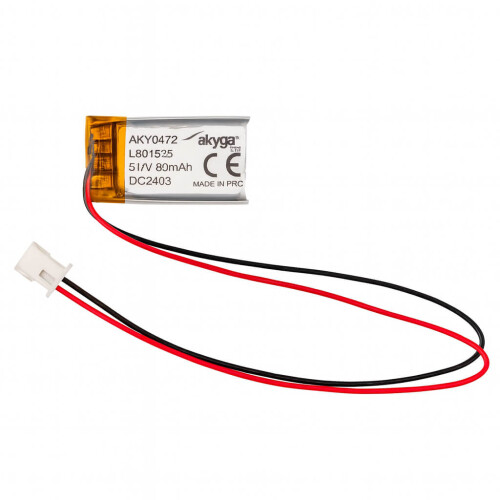Lithium Polymer LiPo Batterie - 3.7V 85mAh - JST-PH2 2mm - LP301525