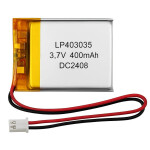 Lithium Polymer LiPo Batterie - 3.7V 400mAh - JST-PH2 2mm - LP403035