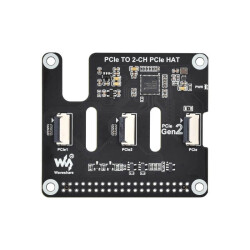 PCIe zu 2-Kanal PCIe Erweiterungs-HAT für Raspberry Pi 5