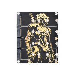 PCIe zu 4-Kanal M.2 NVMe SSD Adapterleser für Raspberry Pi 5