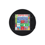 ESP32-S3 1.43" AMOLED Display Development Board mit Metallgehäuse - WiFi - BLE 5 - 466x466 - Gyro - Accel
