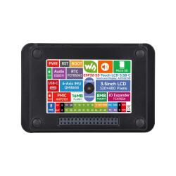 ESP32-S3 Entwicklungsboard mit 3.5" Touchdisplay, 320×480, WiFi, Bluetooth, Kameraanschluss, Audio, AI-fähig