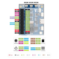 ESP32-S3 2.41" AMOLED Touch Display | Wi-Fi, BLE 5, IMU, 16MB Flash