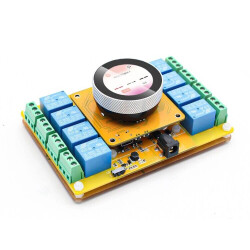 MaTouch 1.28" Timer Schalt-Relais mit ESP32-S3 – 8-Kanal Relais, RTC, kapazitives Touchdisplay, bis zu 5 Timergruppen, Open Source