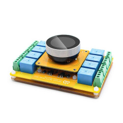 MaTouch 1.28" Timer Schalt-Relais mit ESP32-S3 – 8-Kanal Relais, RTC, kapazitives Touchdisplay, bis zu 5 Timergruppen, Open Source