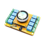 MaTouch 1.28" Timer Schalt-Relais mit ESP32-S3 – 8-Kanal Relais, RTC, kapazitives Touchdisplay, bis zu 5 Timergruppen, Open Source