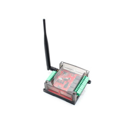 AgroSense 4-Kanal LoRaWAN® Relais Class C – 20A Last, 2x Sensor-Eingang, Temperatur- & Feuchtigkeitssensor