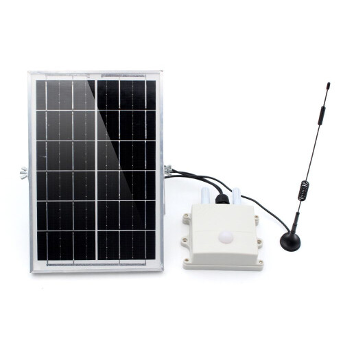 4G LTE Air Monitor – Lufttemperatur, Luftfeuchtigkeit, Licht, CO₂ & TVOC Sensor, Solar, ESP32-S3
