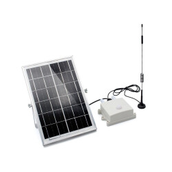 4G LTE Air Monitor – Lufttemperatur, Luftfeuchtigkeit, Licht, CO₂ & TVOC Sensor, Solar, ESP32-S3