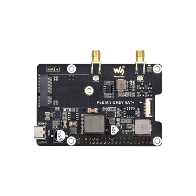 PCIe zu M.2 E Key Adapter PoE HAT - Raspberry Pi 5 - NGFF M.2 E Key