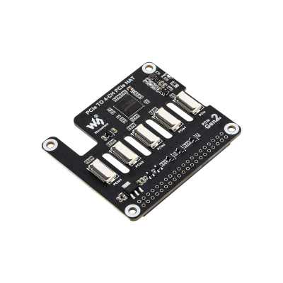 PCIe zu 4-Ch PCIe FFC Adapter HAT für Raspberry Pi 5