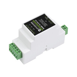 Waveshare RS485-zu-Ethernet Serial Server (C) – 6–36 V, Isolation, DIN-Rail