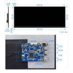 12.3″ In-Cell Touch Display 1920×720 – HDMI/Type-C